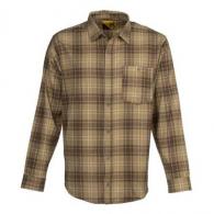 Browning Upland Flannel Long Sleeve Shirt Tan 2XL - 3012734805