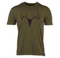 Browning Whitetail Camp Short Sleeve Shirt Green Small - 3014786401