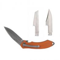 ABKT Elite Switch Folder Knife 4-1/4" Blades Orange - AB1032H