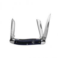 ABKT Cattleman Stockman Cowhand Series Knife 3 Blades Blue - CC0001GBL