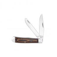 ABKT Cattleman Trapper Cowhand Knife 2 Blades Brown - CC0002GBN ABKT Cattleman Trapper Cowhand Knife 2 Blades Brown - CC0002GBN