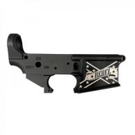 SPIKES Tactical LWR Receiver with Rebel Flag SPIKES Tactical LWR Receiver with Rebel Flag