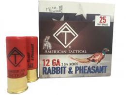 AMERICAN TACTICAL 12G GAME LOAD #4 1OZ 2.75" 25RD Box 250RD CASE