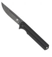 COBRATEC STREAMLINE BLACK G10 FOLDER 3.5" BLD - COBRCTBLKG10SL