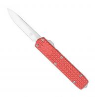 Cobratec Small Warrior Red M390 Drop Non Serrated - SCTWRDM390DNS
