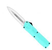 Cobratec Knives Lightweight OTF Mint Blue Dagger Not Serrated - TBCTLWDAGNS