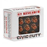 G2 RESEARCH CIVIC DUTY AMO 10MM AUTO 122GR 1100 FPS 20-RD ( 25 BOX PER CASE )