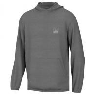 Huk Huk'd Up Performance Fleece Hoodie Volcanic - Ash Heather - Large - H1300093-015-L
