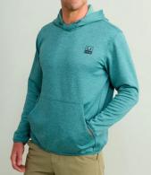 Huk Huk'd Up Performance Fleece Hoodie Storm - Blue Heather - Medium - H1300093-540-M