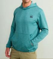 Huk Huk'd Up Performance Fleece Hoodie Storm - Blue Heather - XL - H1300093-540-XL