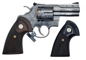 Colt Python .357 Magnum Revolver w/Engraved Scrollwork - PYTHONSP3WTS04