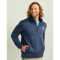 Huk Coldfront & Performance 1/4 Zip Long Sleeve Shirt - Naval Academy Heather - XL - H1300098-464-XL