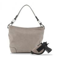 Jessie & James Lydia Lock and Key Hobo Shoulder Bag - Grey