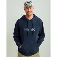Huk Huk'd Up Logo Long Sleeve Hoodie - Naval Academy - Small - H1300094-413-S