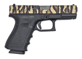 Glock 19 Gen 3 "Tiger Camo" 9mm Semi Auto Pistol - 300223010320 Glock 19 Gen 3 "Tiger Camo" 9mm Semi Auto Pistol - 300223010320
