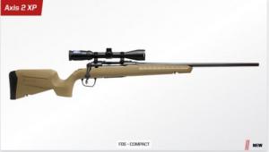 Savage Axis 2 XP Compact Rifle 243 Win. 20 in. Flat Dark Earth - 32223