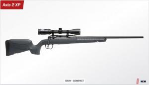 Savage Axis 2 XP Compact Rifle 350 Legend 18 in. Gray - 32234