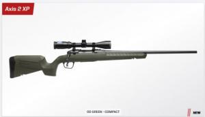 Savage Axis 2 XP Compact Rifle 223 Rem. 20 in. Green - 32215 Savage Axis 2 XP Compact Rifle 223 Rem. 20 in. Green - 32215