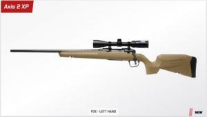 Savage Axis 2 XP Compact Rifle 243 Win. 20 in. Flat Dark Earth Left Hand - 32244 Savage Axis 2 XP Compact Rifle 243 Win. 20 in. Flat Dark Earth Left Hand - 32244