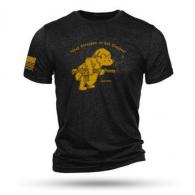Nine Line Pooh Bear Triblend T-Shirt Black XL - POOHBEAR-TSTRI-BLACK-XL