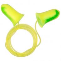 ULTRX Tethered Tapered Foam Plugs Yellow Lime 5 pr. - 4119