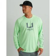 Huk Icon Crew Long Sleeve Shirt Patina 2XL - H1200573-374-XXL