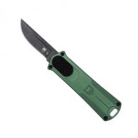 Cobratec CALI 952 TANTO OTF, 1.75" D2, OD Green - CALI952ODGDNS