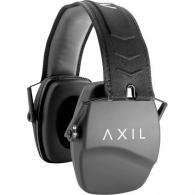 Axil TrackR Passive Tactical Headmuffs Grey/Black - TRACKR-P