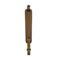 TAC SHEILD HANDS-FREE RIFLE SLING TAC-GRIP PADDED W/ STUD QD SWIVELS COYOTE