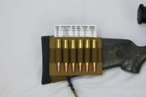 Tac Shield Precison Rifle Stock Shell Holder for 6 Shells in Coyote - T7080CY