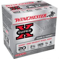 Winchester Super-X Xpert Hi-Velocity Steel 20 ga. 2.75 in. 3/4 oz. 6 Shot 25 rd. - WE20GT6