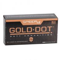 Speer Gold Dot LE Duty 38 Special Ammo 125 Grain Jacketed Hollow Point 50rd - 53722
