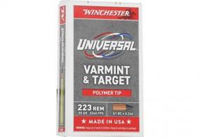 Winchester Varmint & Target .223 Remington 55 gr. Polymer Tip 20 rd. - U223PT55
