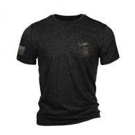 Nine Line Tactical Trash Panda Tri-Blend T-Shirt Black Large - TTPANDA-TSTRI-BLACK-L