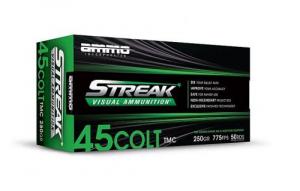 Ammo Inc. Streak 45 COLT 250 Grain TMC FMJ 50rd - 45C250TMC-STRK-GRN-50 Ammo Inc. Streak 45 COLT 250 Grain TMC FMJ 50rd - 45C250TMC-STRK-GRN-50