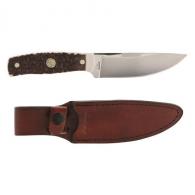 Uncle Henry Next Gen 191UH Fixed Knife 4-3/5" Bowie Blade Staglon Clamshell - 1205104