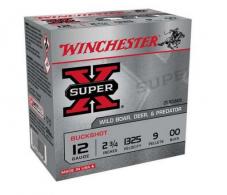 WINCHESTER SUPER X 12G 2-3/4" 00BK 25RD Box 250RD CASE