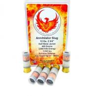 Phoenix Rising Annihilator Slug Shotshell 12ga 2-3/4 485gr Slug 1540 fps 5/ct Phoenix Rising Annihilator Slug Shotshell 12ga 2-3/4 485gr Slug 1540 fps 5/ct