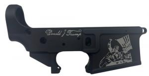 MENKE INDSTRY BILLET LWR RCVR MULTI Black TRUMP EXCLUSIVE - MR15TRUMP