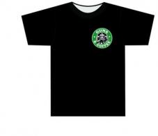 TUFF Products Guns and Coffee T Shirt Black Large - 3001-BK-LG