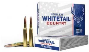 Nosler Whitetail Country Rifle Ammo 270 Win. 130 gr. SB SP 20 rd. - 40110 Nosler Whitetail Country Rifle Ammo 270 Win. 130 gr. SB SP 20 rd. - 40110