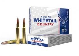 Nosler Whitetail Country Rifle Ammo 30-06 Sprg. 165 gr. SB SP 20 rd. - 40125 Nosler Whitetail Country Rifle Ammo 30-06 Sprg. 165 gr. SB SP 20 rd. - 40125