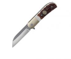 Uncle Henry Next Gen 6UH Folding Knife 2-7/10" Drop Point Blade Staglon Clamshell - PF1205107