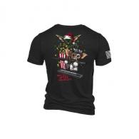 Nine Line Belt Fed Black Triblend T-Shirt/ 2XLarge