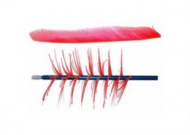 Trueflight Spiral Wrap Flu-Flu Feathers Red RW 100 pk. - 17003
