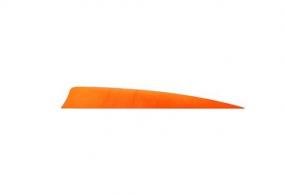 Trueflight Shield Cut Feathers Orange 4 in. RW 100 pk. - 11605