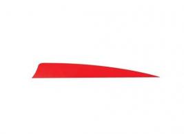 Trueflight Shield Cut Feathers Red 4 in. LW 100 pk. - 1603