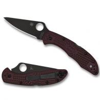 SPYDERCO DELICA 4 LW PL BURG - C11BGBKP