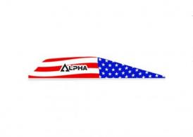 Bohning Alpha Vanes American Flag 100 pk. - 101062AF28