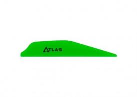 Bohning Atlas Vanes Neon Green 100 pk. - 101072NG28
